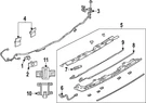 Genuine Mazda Parking Aid System Wiring Harness KEVB-67-A20. Fixed Price $183.55.