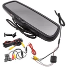 Car Rear View 4.3" Lcd Oem Mirror Monitor With Backup Camera Parking Reverse Kit. Fixed Price $52.90.