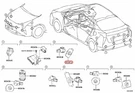 Toyota Genuine 16-22 Prius Parking Aid Sensor Housing 89348-47040-B1 Oem. Fixed Price $50.00.