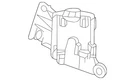 Genuine Lexus Blind Spot Detection System Warning Sensor Bracket 88161-0E020. Fixed Price $61.43.