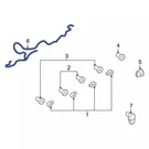 Genuine Ford Parking Aid System Wiring Harness ML3Z-15K867-C. Fixed Price $151.02.