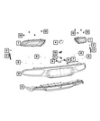 Genuine Mopar Camera Bracket 68141070AA. Fixed Price $13.78.