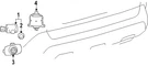 Genuine Subaru Park Sensor Retainer 8934842140D0. Fixed Price $18.34.