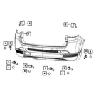 For Jeep Compass 2017-2022 Mopar 5UT05TZZAA Park Assist Sensor. Fixed Price $83.40.