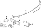 Genuine Nissan Parking Aid Sensor Housing 28533-6RF3A. Fixed Price $43.55.