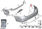 Genuine Bmw M4 Gts F82 F83 Cabrio Set Mounts Pdc Sensor Rear 51128066309. Fixed Price $51.53.
