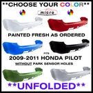 New Rear Bumper For 2009-2011 Honda Pilot Painted *choose Your Color* HO1100257. Fixed Price $597.72.