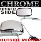 Driver View Outside Manual Folding Mirror 1980-1996 Ford Trucks Chrome. Fixed Price $71.89.