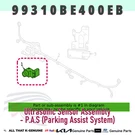 Genuine Parking Assist Ultrasonic Sensor 99310BE400EB For Hyundai Kona. Fixed Price $124.17.