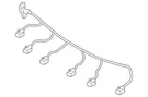 Genuine Mercedes-benz Electrical Wiring Harness 213-540-31-93. Fixed Price $63.75.