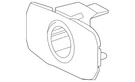 Genuine Toyota Parking Aid Sensor Housing 89348-48160-A3. Fixed Price $20.75.