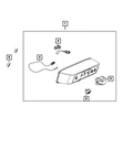 Genuine Mopar Back Up Camera Bezel 7EG32RXFAD. Fixed Price $319.73.