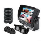 7" Quad Monitor Dvr Video Recorder 4CH Ccd Camera For Truck Bus Van Semi System. Fixed Price $179.99.
