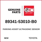 Genuine 2016-2019 Lexus IS300 Parking Assist Ultrasonic Sensor 89341-53010-B0. Fixed Price $154.00.