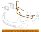 Gm Oem 15-20 Escalade Esv Front Bumper Electrical Components-harness 84258629. Fixed Price $255.33.