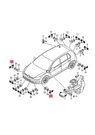 Genuine Vw Golf R32 Gti Rabbit Variant 1 Set Sensor Brackets 5G0998399AGRU. Fixed Price $29.07.