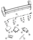 Genuine Mopar Parking Assist Display 56046042AA. Fixed Price $133.53.