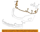 Gm Oem 19-21 Terrain Front Bumper Grille Components-harness 84143971. Fixed Price $128.70.