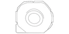Genuine Toyota Parking Aid Sensor Housing 89348-06230-B1. Fixed Price $18.09.