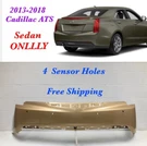 2013-2018 Cadillac Ats Sedan Rear Bumper Cover 4 Sensor Holes (golden Globe) #2. Fixed Price $270.00.