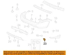 Honda Oem 09-15 Odyssey Bumper Components-park Sensor Retainer 39681TL0G01ZQ. Fixed Price $69.67.