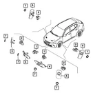 For Dodge Hornet 2023-2025 Mopar Park Assist Sensor. Fixed Price $38.64.