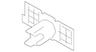 Genuine Volkswagen Park Sensor Bracket 3G8-919-399-A-GRU. Fixed Price $18.82.