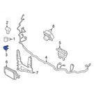 Ford Escape 23-25 Front Right Inner Parking Aid Sensor Housing. Fixed Price $18.60.