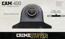 New Crimestopper CAM400 Front/rear Mount Five-in-one Vehicle Back-up Camera. Fixed Price $87.90.