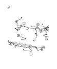 Genuine Mopar Front Fascia Wiring 68216149AB. Fixed Price $104.25.