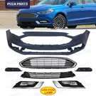 2017-2018 Ford Fusion Front Bumper Cover Grilles Led Fog Lights Brackets. Fixed Price $299.99.