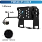 4PIN 14 Led Rear View Reverse Backup Camera For Truck Bus Monitor 12-24V. Fixed Price $16.99.