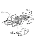 Genuine Mopar Tailgate Wiring 68397618AB. Fixed Price $98.92.