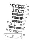 Genuine Mopar Camera Bracket 68408121AC. Fixed Price $8.38.