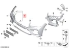 Genuine Bmw X5 F95 Sav Set Mounting Pdc/pma Sensor Front 51118081668. Fixed Price $61.84.