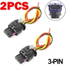 2PACK For Vw Audi Camshaft 3PIN Parking Sensor Plug Connector W/ Wire 4F0973703. Fixed Price $12.99.