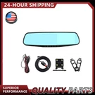 1080P 4.3"SCREEN Hd Rearview Mirror Car Dvr Dual Dash Camera Video Recorder. Fixed Price $31.79.