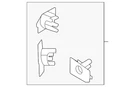Genuine Bmw Mount Kit 51-11-5-A3C-7B9. Fixed Price $64.73.