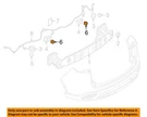Mazda Oem 16-19 CX-9 Rear Bumper Components-retainer TK8067UC5. Fixed Price $10.58.