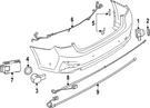 2023-25 Bmw 330I Upper Wiring Harness 61-11-5-A78-1A4 Rear Parking. Fixed Price $159.99.