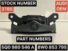 2016-2018 Audi A4 Front Bumper Grill Parking Assistance Camera 5Q0 980 546A. Fixed Price $125.00.