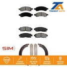 Front Rear Semi-metallic Brake Pads Parking Shoe Kit For Gmc Acadia Buick Saturn. Fixed Price $88.58.