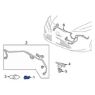 For Honda Civic 2022-2024 39680TZAJ11ZU Rear Inner Parking Aid Sensor. Fixed Price $50.91.