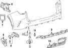 Genuine Lexus 2022-2024 Park Sensor Retainer 89348-0E570. Fixed Price $20.28.