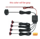 Adjustable Car Reverse Radar Parking Backup Sensors Detector Flat Kit. Fixed Price $29.60.