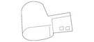 Genuine Nissan Parking Aid Sensor 28438-4RA1C. Fixed Price $249.56.