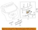 Gm Oem 13-22 Encore,terrain,trax Lift Gate Exterior Trim-rear Camera 42389646. Fixed Price $148.01.