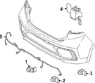 Genuine Hyundai 2022-2024 Ioniq 5 Park Sensor 99310-GI700-YEV. Fixed Price $198.89.