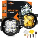 Auxbeam 2PCS 3" Amber White Spot Led Fog Light For Toyota 4RUNNER Tacoma Tundra. Fixed Price $127.49.