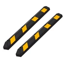 Guardian Parking Stop, 6FT Rubber Curb With Mounting Holes, Black/yellow, 2 Pack. Fixed Price $139.98.